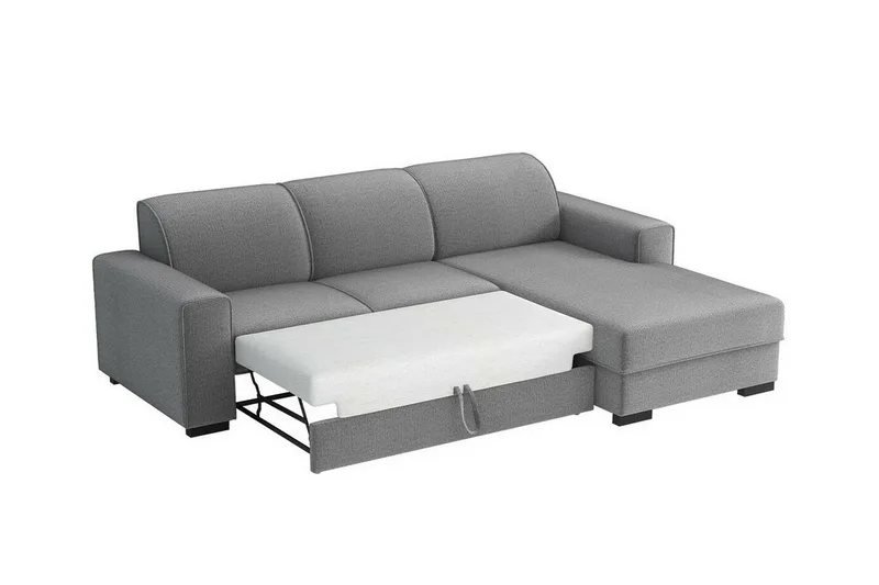 Denegal 3-sits Hörnbäddsoffa NO_BRAND beige - Møbler - Sofaer - Sovesofaer