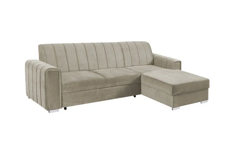 Denegal 3-sits Hörnbäddsoffa NO_BRAND Beige/Light beige, undefined
