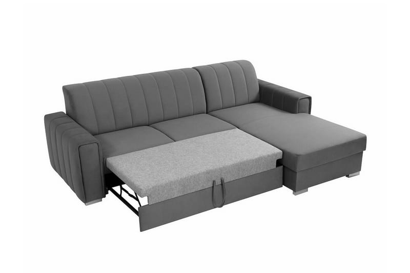 Denegal 3-sits Hörnbäddsoffa NO_BRAND Dark blue - Møbler - Sofaer - Sovesofaer