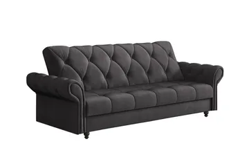 Denegal 3-personers Sovesofa - Mørkebrun - Møbler - Sofaer - Sovesofaer