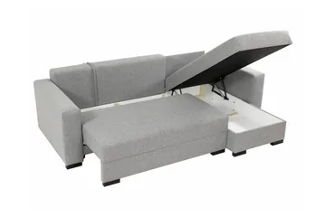 Denegal 3-personers Hjørnesovesofa - Grøn - Møbler - Sofaer - Sovesofaer