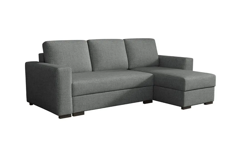 Denegal 3-personers Hjørnesovesofa, Mørkegrå