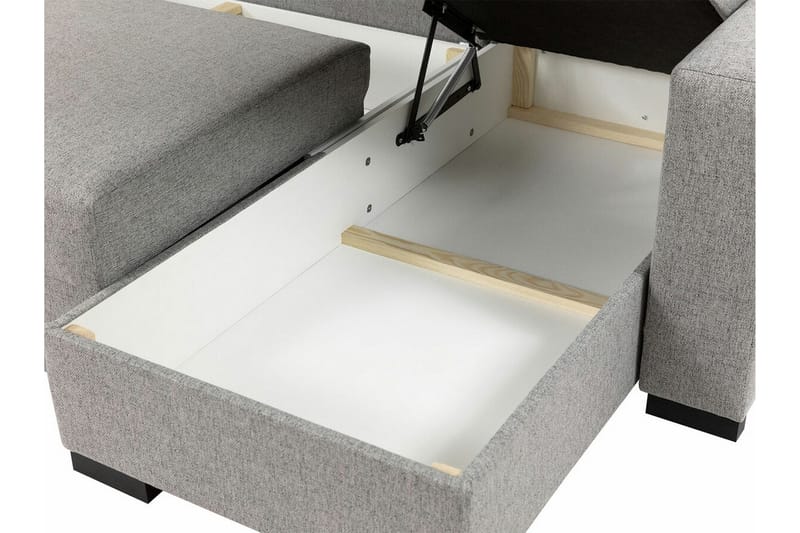 Denegal 3-personers Hjørnesovesofa - Grøn - Møbler - Sofaer - Sovesofaer