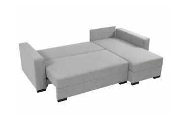 Denegal 3-personers Hjørnesovesofa - Blå - Møbler - Sofaer - Sovesofaer