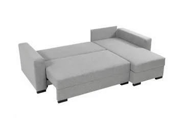 Denegal 3-personers Hjørnesovesofa - Lysebrun - Møbler - Sofaer - Sovesofaer