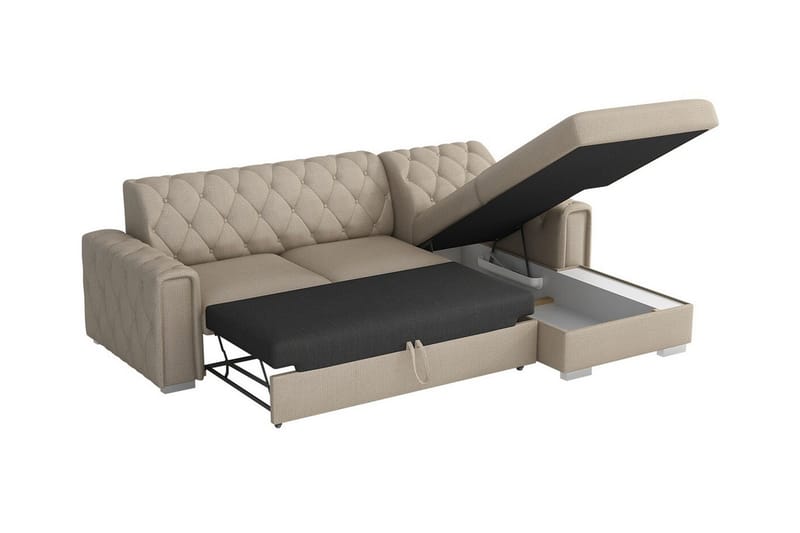 Denegal 3-personers Hjørnesovesofa - Møbler - Sofaer - Sovesofaer