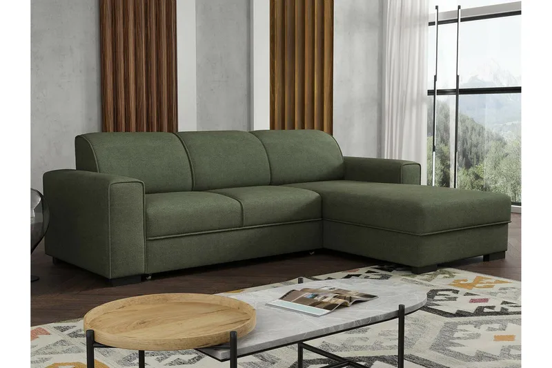 Denegal 3-personers Hjørnesovesofa - Møbler - Sofaer - Sovesofaer