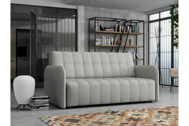 Denegal 3-personers Sovesofa - Lysegrå - Møbler - Sofaer - Sovesofaer