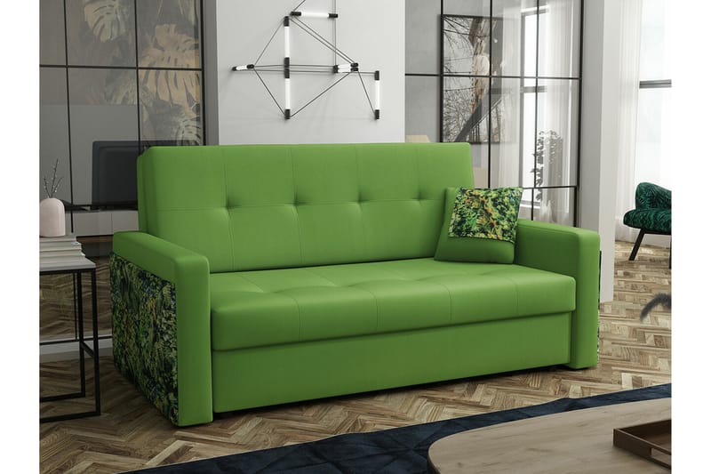 Denegal 3-personers Sovesofa - Grøn - Møbler - Sofaer - Sovesofaer