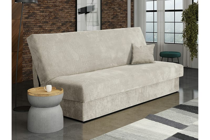 Denegal 3-personers Sovesofa - Beige/Lys beige - Møbler - Sofaer - Sovesofaer