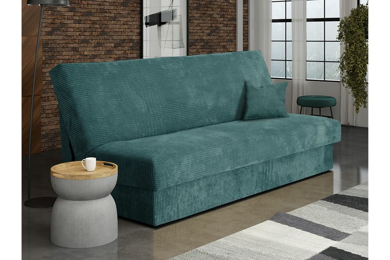 Denegal 3-personers Sovesofa - Mørk Turkis - Møbler - Sofaer - Sovesofaer