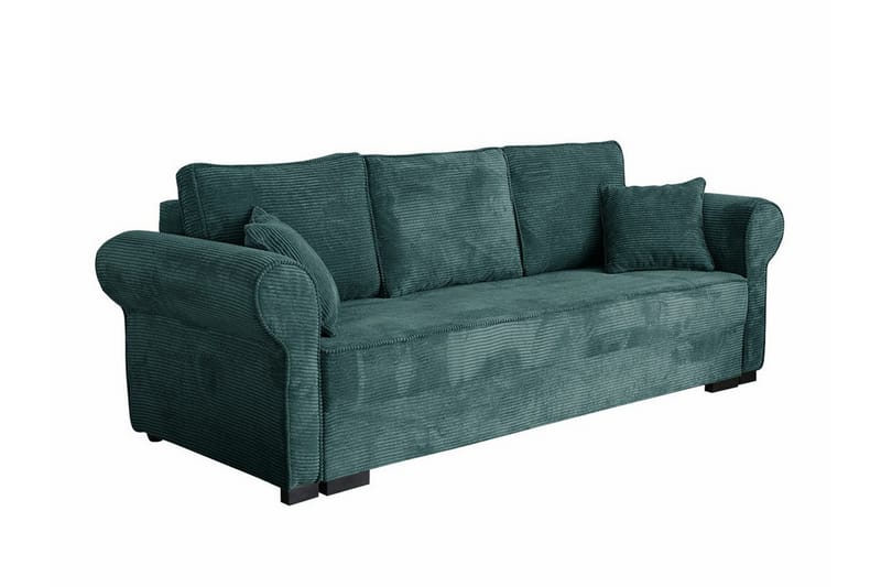 Denegal 3-personers Sovesofa - Grøn - Sovesofaer - 3 personers sovesofa