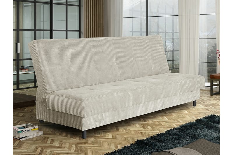 Denegal 3-personers Sovesofa - Beige/Lys beige - Møbler - Sofaer - Sovesofaer