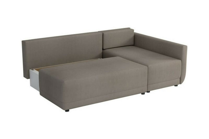 Denegal 3-personers Hjørnesovesofa - Lyserødt - Møbler - Sofaer - Sovesofaer