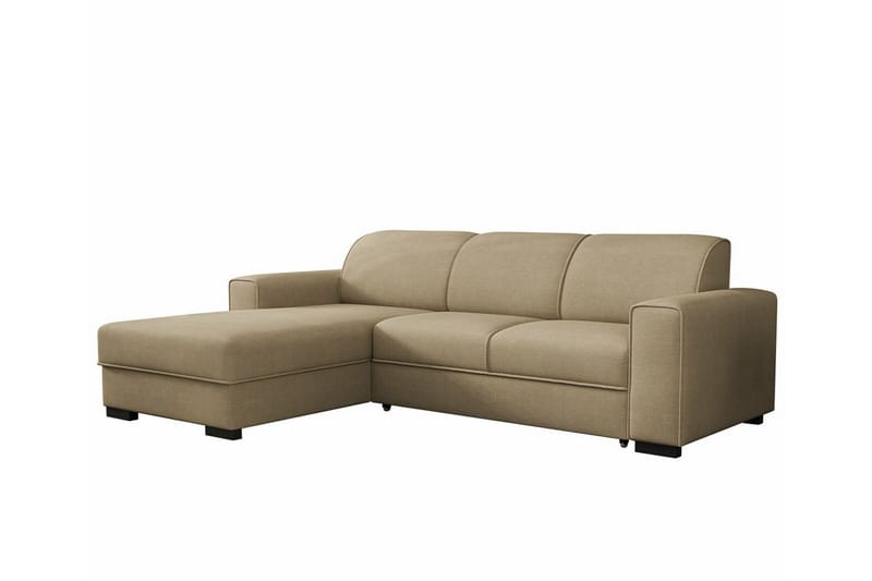 Denegal 3-personers Hjørnesovesofa - Beige - Sovesofaer - Hjørnesovesofa