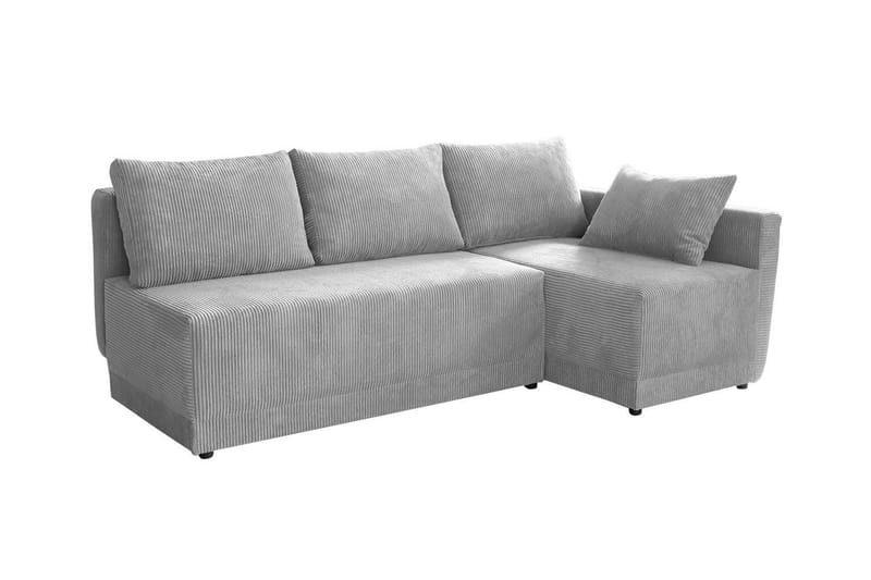 Denegal 3-personers Hjørnesovesofa - Lysegrå/Mørkegrå - Møbler - Sofaer - Sovesofaer