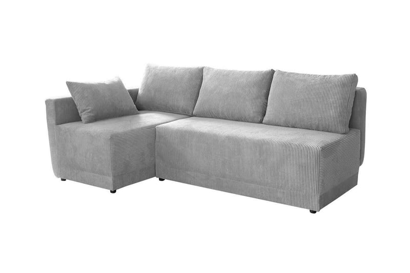 Denegal 3-personers Hjørnesovesofa - Lysegrå - Møbler - Sofaer - Sovesofaer