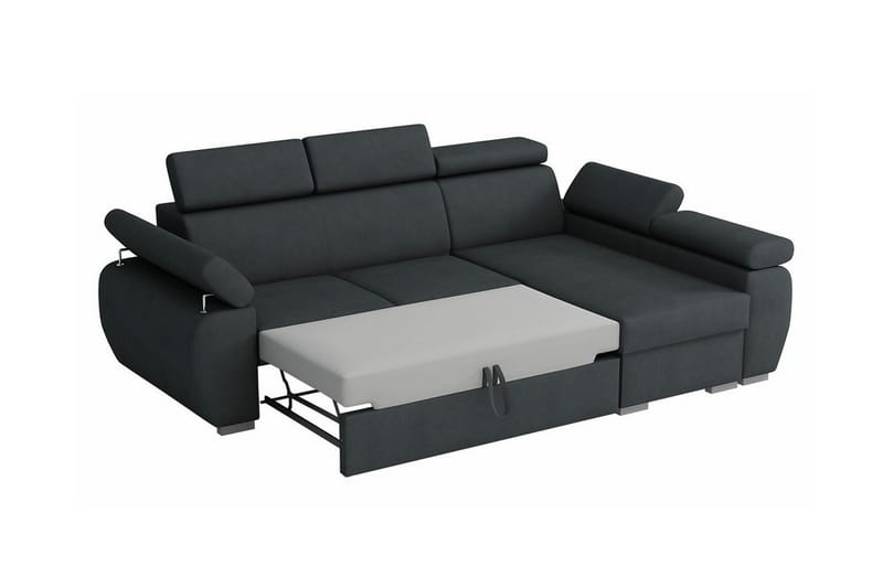 Denegal 3-personers Hjørnesovesofa - Mørkegul - Møbler - Sofaer - Sovesofaer
