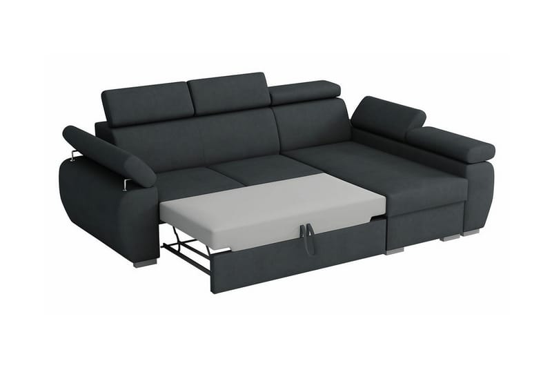 Denegal 3-personers Hjørnesovesofa - Mørkegul - Møbler - Sofaer - Sovesofaer