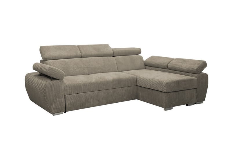 Denegal 3-personers Hjørnesovesofa - Beige - Sovesofaer - Hjørnesovesofa