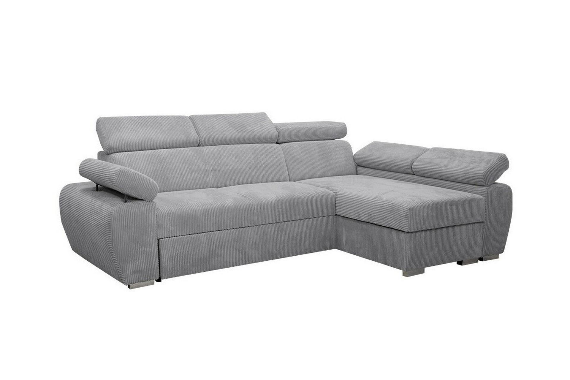 Denegal 3-personers Hjørnesovesofa - Lysegrå - Møbler - Sofaer - Sovesofaer
