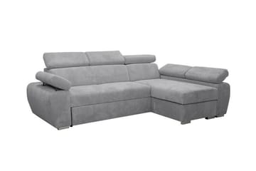 Denegal 3-personers Hjørnesovesofa - Lysegrå - Møbler - Sofaer - Sovesofaer