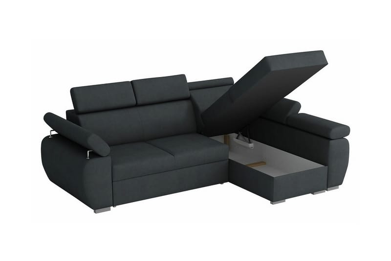 Denegal 3-personers Hjørnesovesofa - Lysegrå - Møbler - Sofaer - Sovesofaer