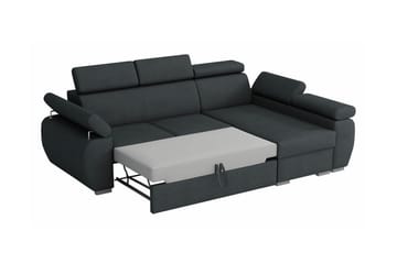 Denegal 3-personers Hjørnesovesofa - Lysegrå - Møbler - Sofaer - Sovesofaer