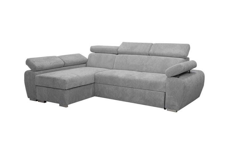 Denegal 3-personers Hjørnesovesofa - Lysegrå - Møbler - Sofaer - Sovesofaer
