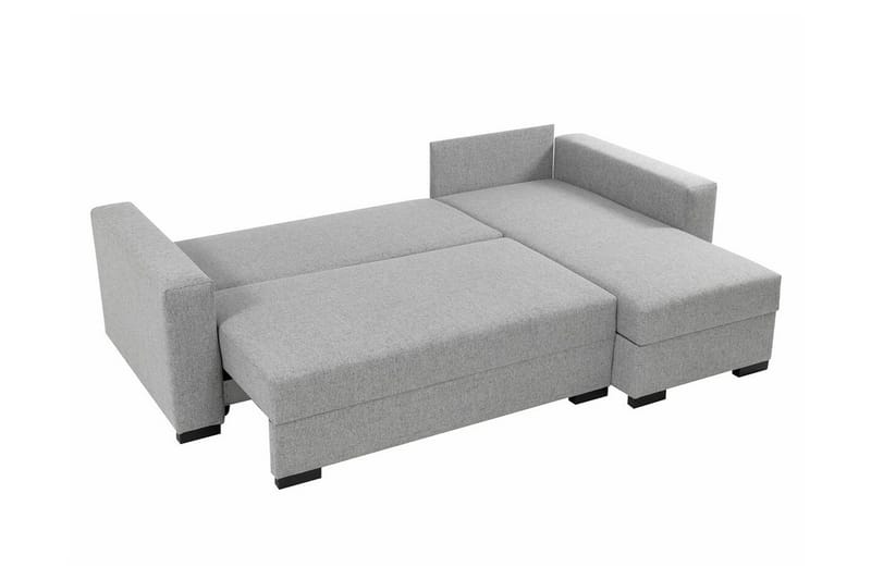 Denegal 3-personers Hjørnesovesofa - Mørkegrå - Møbler - Sofaer - Sovesofaer