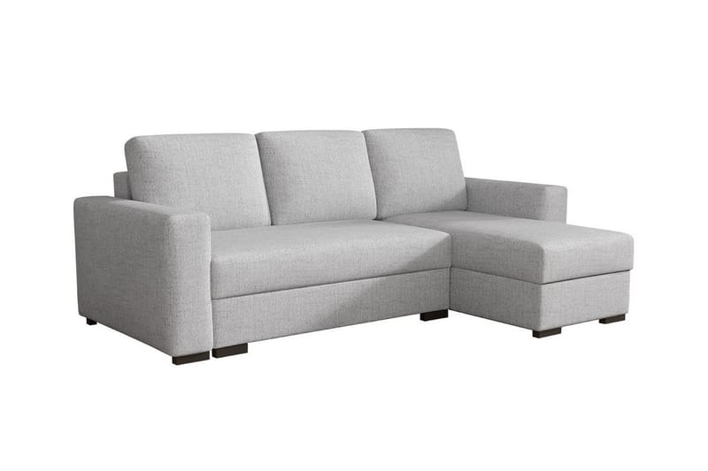 Denegal 3-personers Hjørnesovesofa - Lysegrå - Møbler - Sofaer - Sovesofaer