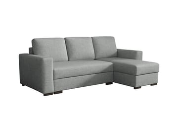 Denegal 3-personers Hjørnesovesofa - Grå - Møbler - Sofaer - Sovesofaer