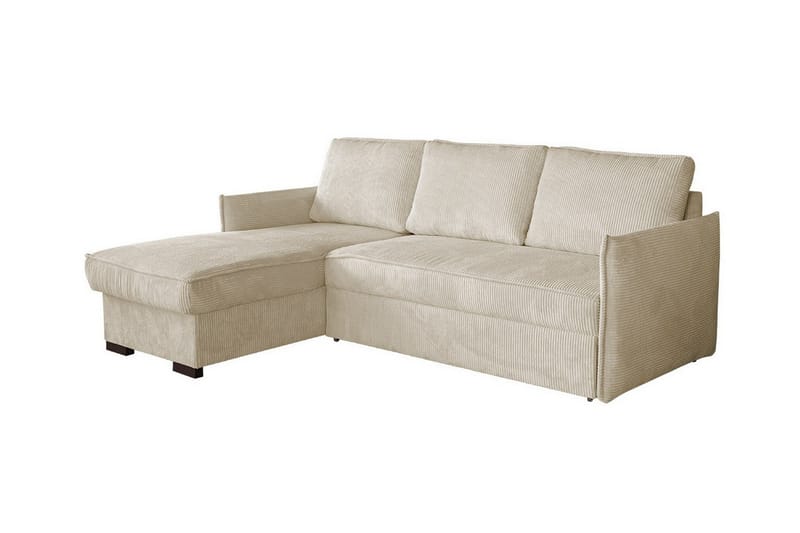 Denegal 3-personers Hjørnesovesofa - Beige - Sovesofaer - Hjørnesovesofa