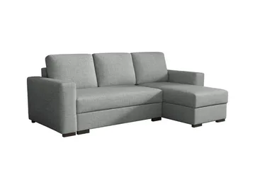 Denegal 3-personers Hjørnesovesofa - Grå - Møbler - Sofaer - Sovesofaer