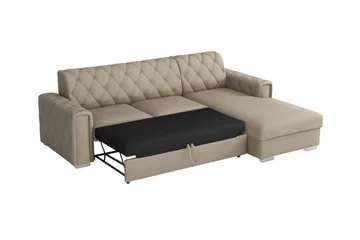 Denegal 3-personers Hjørnesovesofa - Møbler - Sofaer - Sovesofaer