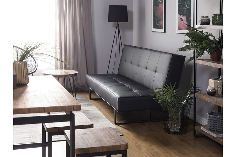 Derby sovesofa 189 cm - Sort - Sovesofaer - 3 personers sovesofa