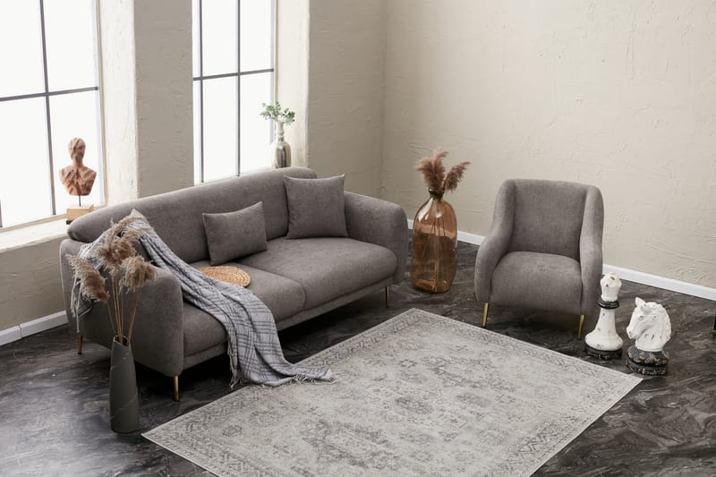 Devika Sovesofa 3-personers - Grå - Møbler - Sofaer - Sovesofaer