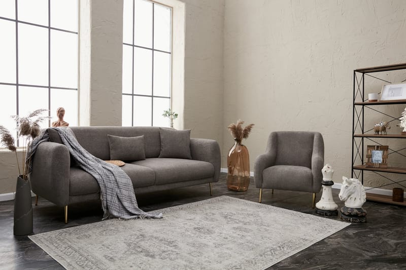 Devika Sovesofa 3-personers - Grå - Møbler - Sofaer - Sovesofaer