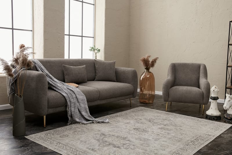 Devika Sovesofa 3-personers - Grå - Møbler - Sofaer - Sovesofaer