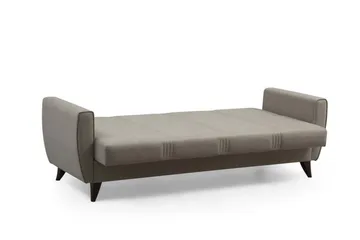 Dewan 3-personers Sovesofa 96x183 cm med Opbevaring i Hør - Beige - Møbler - Sofaer - Sovesofaer