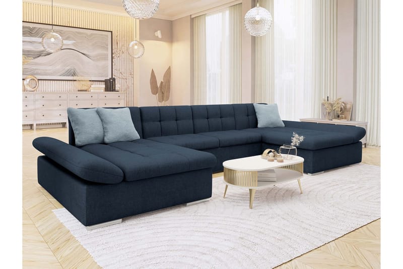 Dewitt Sovesofa Dubbeldivan 5-sits - Marineblå - Møbler - Sofaer - Sovesofaer