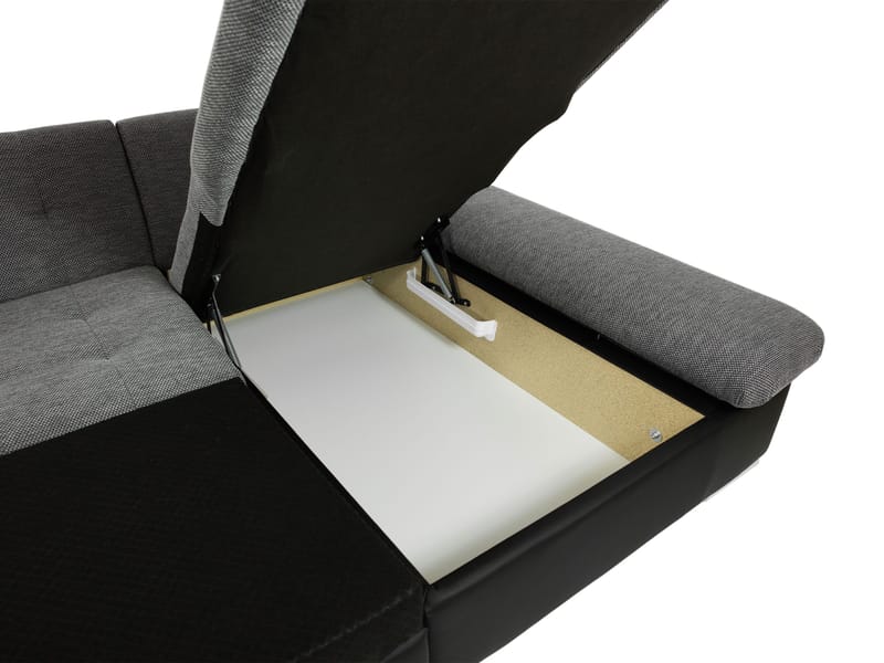 Dewitt Sovesofa med dobbelt chaiselong 5-personers - Brun - Møbler - Sofaer - Sovesofaer