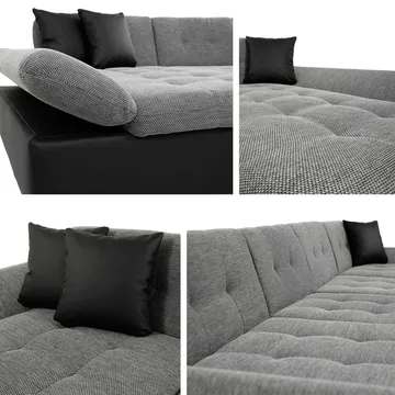 Dewitt Sovesofa med dobbelt chaiselong 5-personers - Brun - Møbler - Sofaer - Sovesofaer