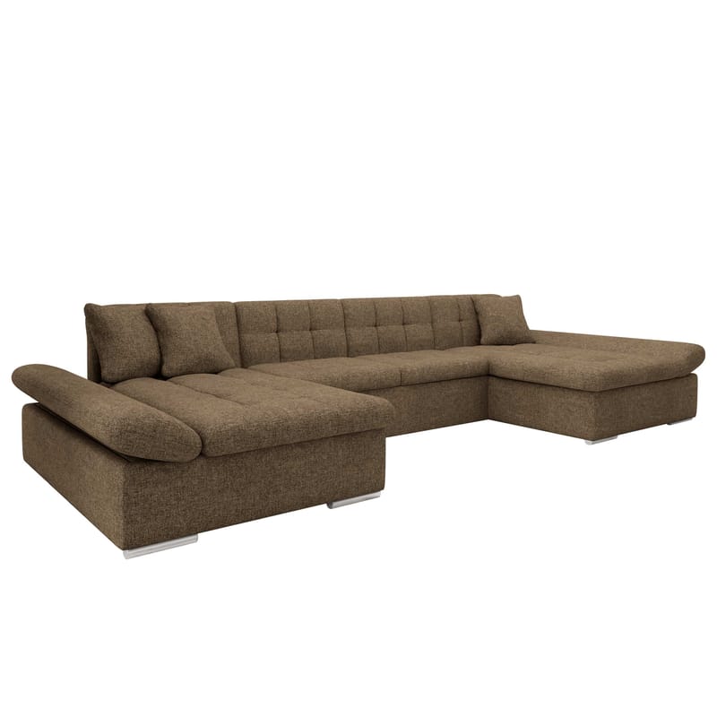 Dewitt Sovesofa med dobbelt chaiselong 5-personers, Brun