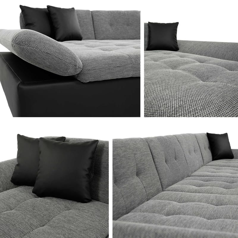 Dewitt Sovesofa med dobbelt chaiselong 5-personers - Brun - Møbler - Sofaer - Sovesofaer