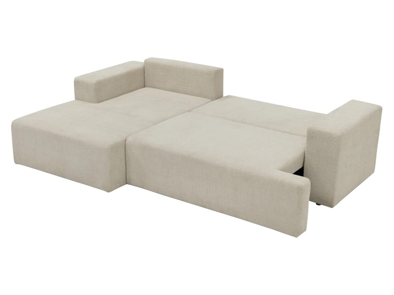 Deylor Sovesofa med chaiselong 3-personers - Beige - Møbler - Sofaer - Sovesofaer