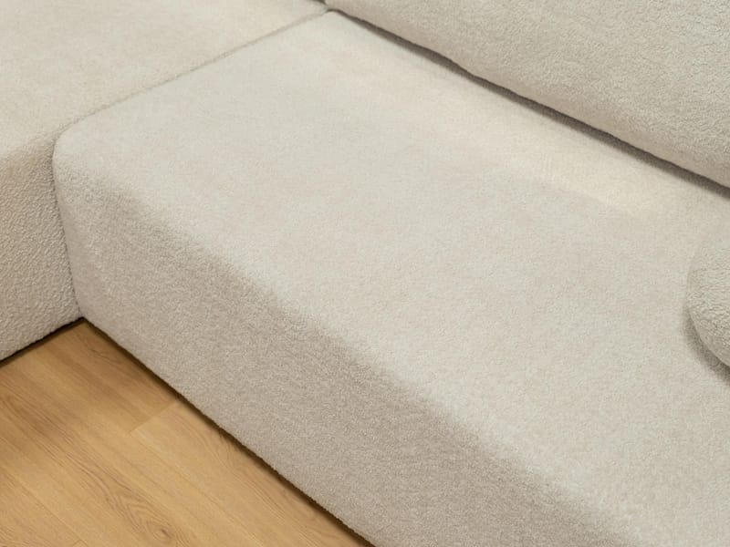 Deylor Sovesofa med chaiselong 3-personers - Beige - Møbler - Sofaer - Sovesofaer