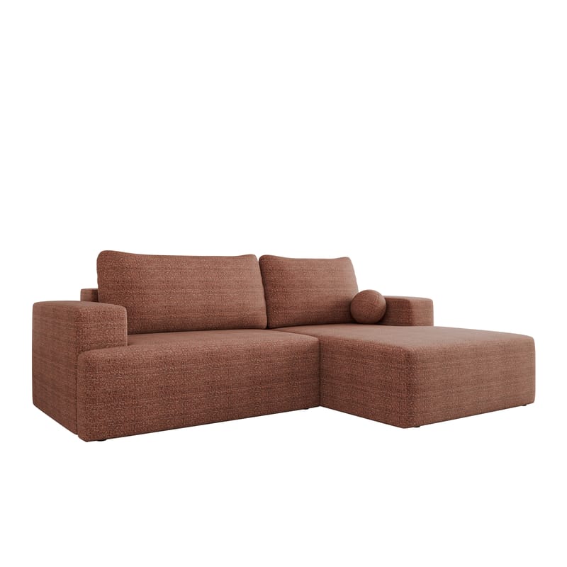 Deylor Sovesofa med chaiselong 3-personers - Rosa - Møbler - Sofaer - Sovesofaer
