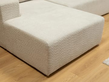 Deylor Sovesofa med chaiselong 3-personers - Hvid - Møbler - Sofaer - Sovesofaer