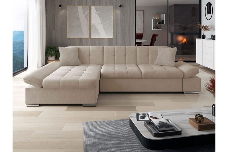 Djerra Sovesofa m. Chaiselong L-formet - Møbler - Sofaer - Sovesofaer